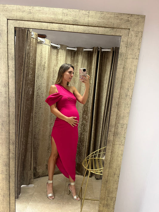 Vestido de maternidad, Ágata rosa barbie CH y G