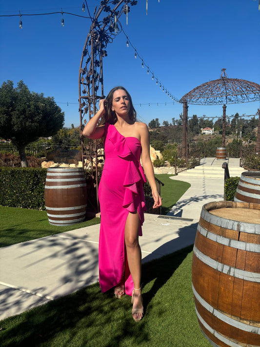 Vestido de maternidad, Britany rosa barbie CH