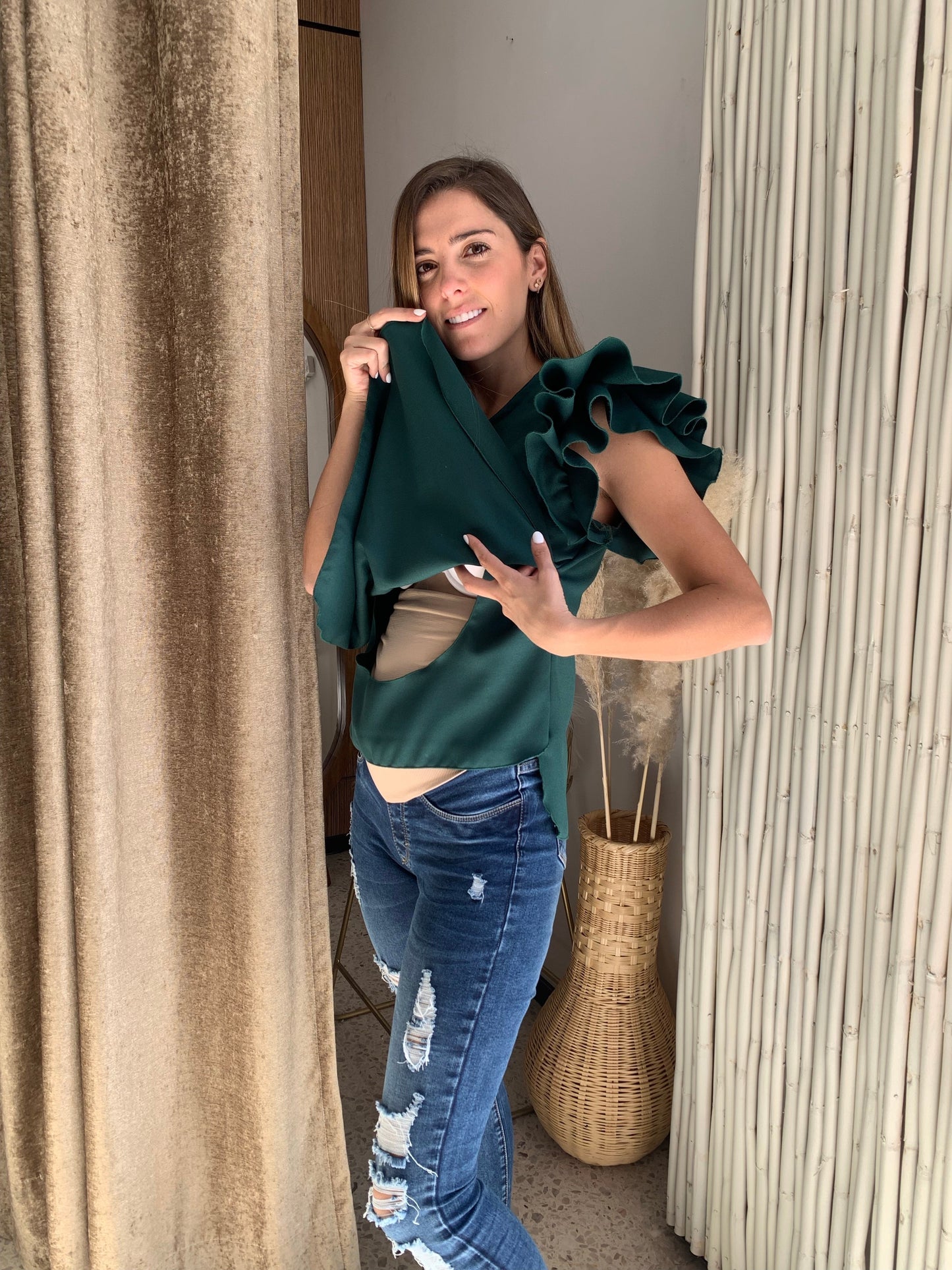 Blusa de lactancia, Ruth verde medellin CH