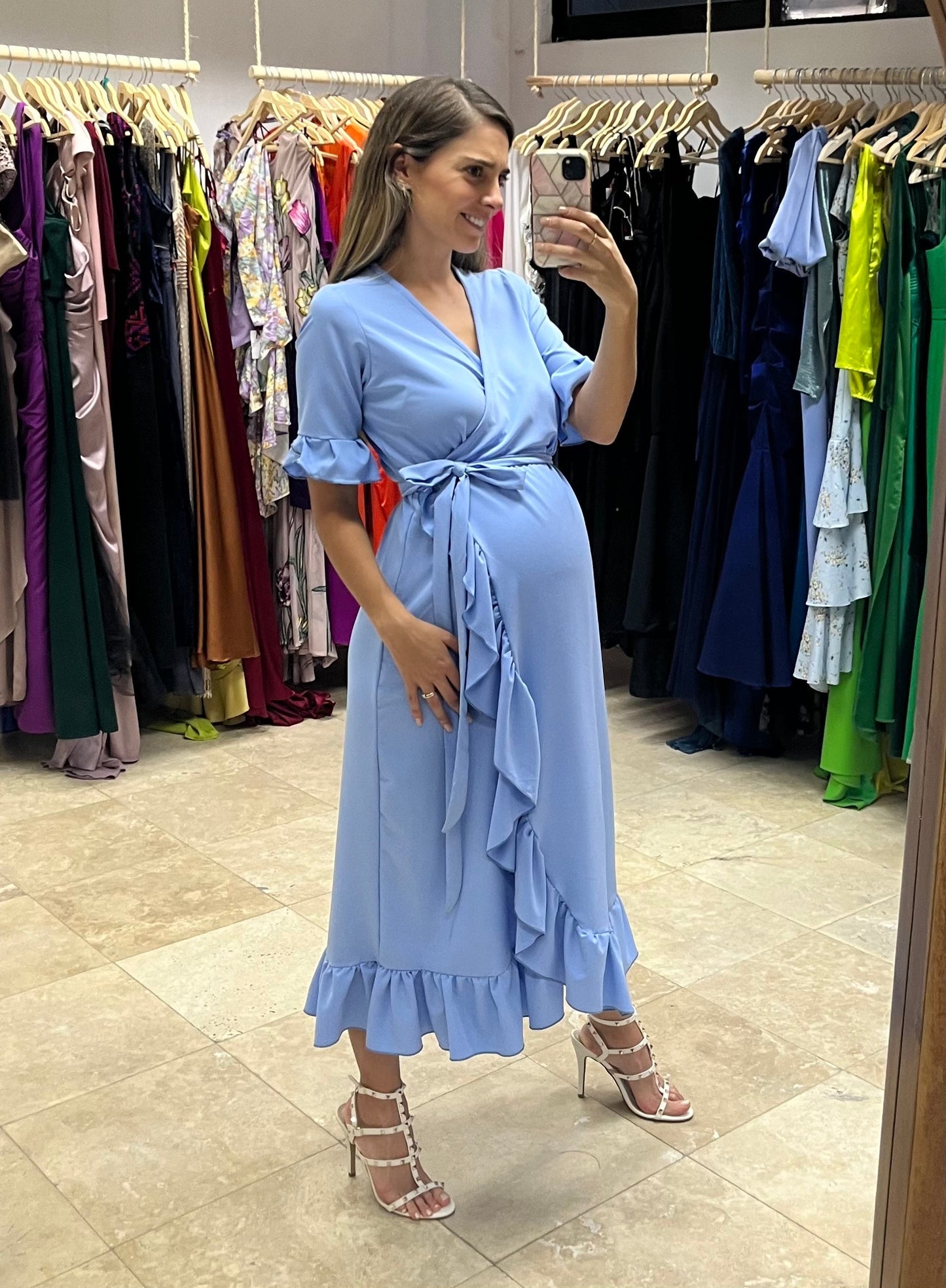 Vestido de maternidad, Ursula azul madrid