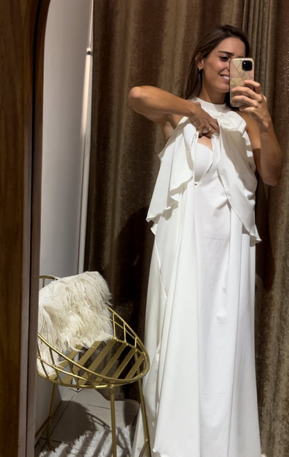 Vestido Ariel de maternidad y lactancia Ivory