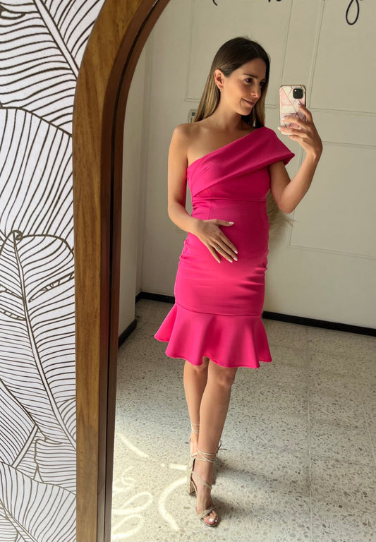 Vestido de maternidad María José rosa barbie CH, M y G
