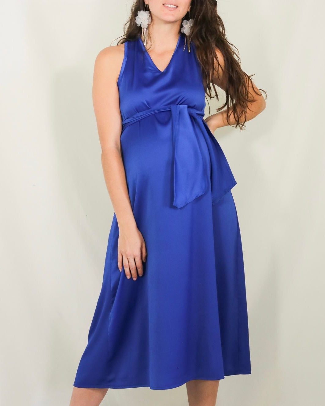 Vestido de maternidad, Dinora azul rey CH