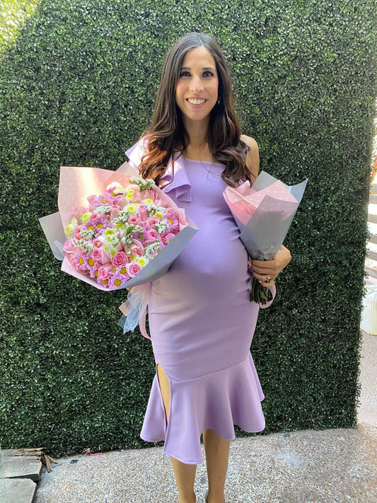 Vestido de maternidad, Aurelia lila