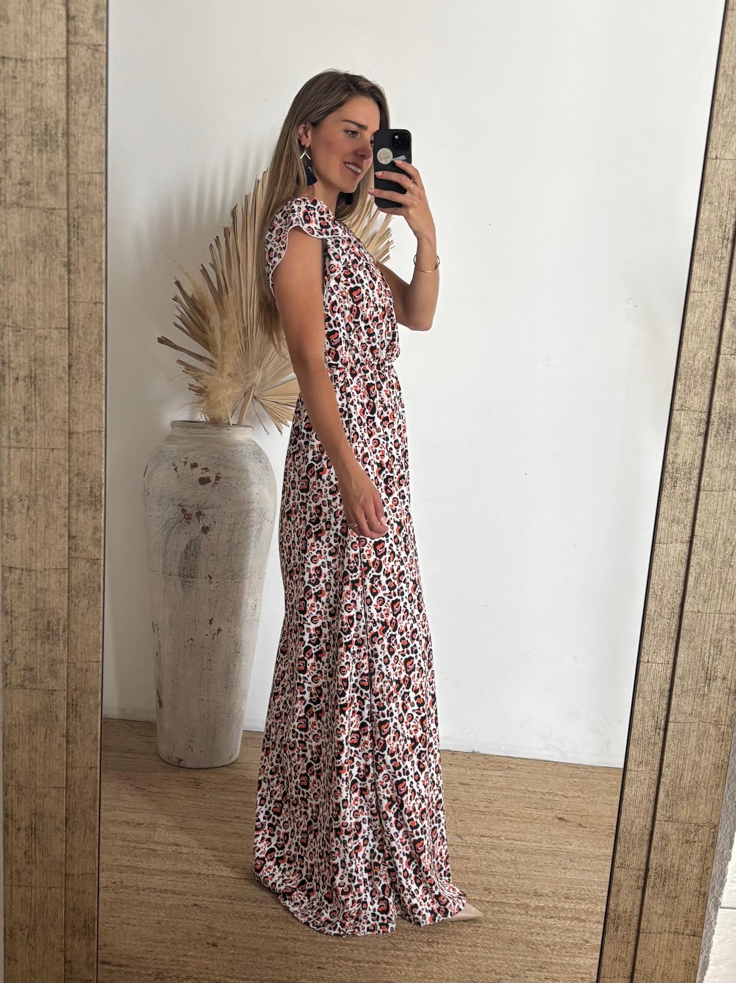 Vestido lactancia Leticia, leopardo cheeta CH