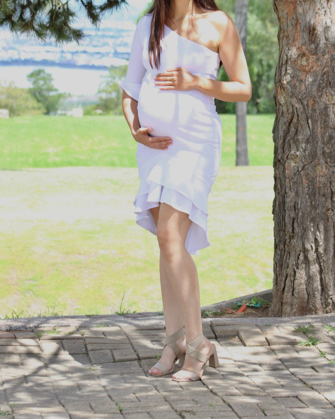 Vestido de maternidad, Antonella blanco olanes
