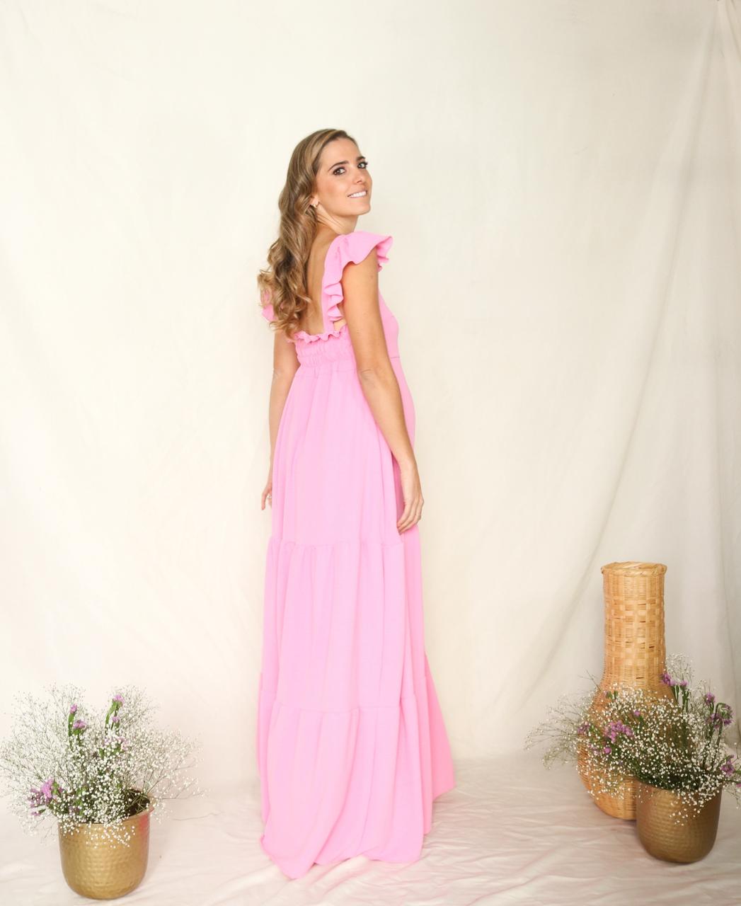 Vestido de Maternidad, Dalia rosa gum CH