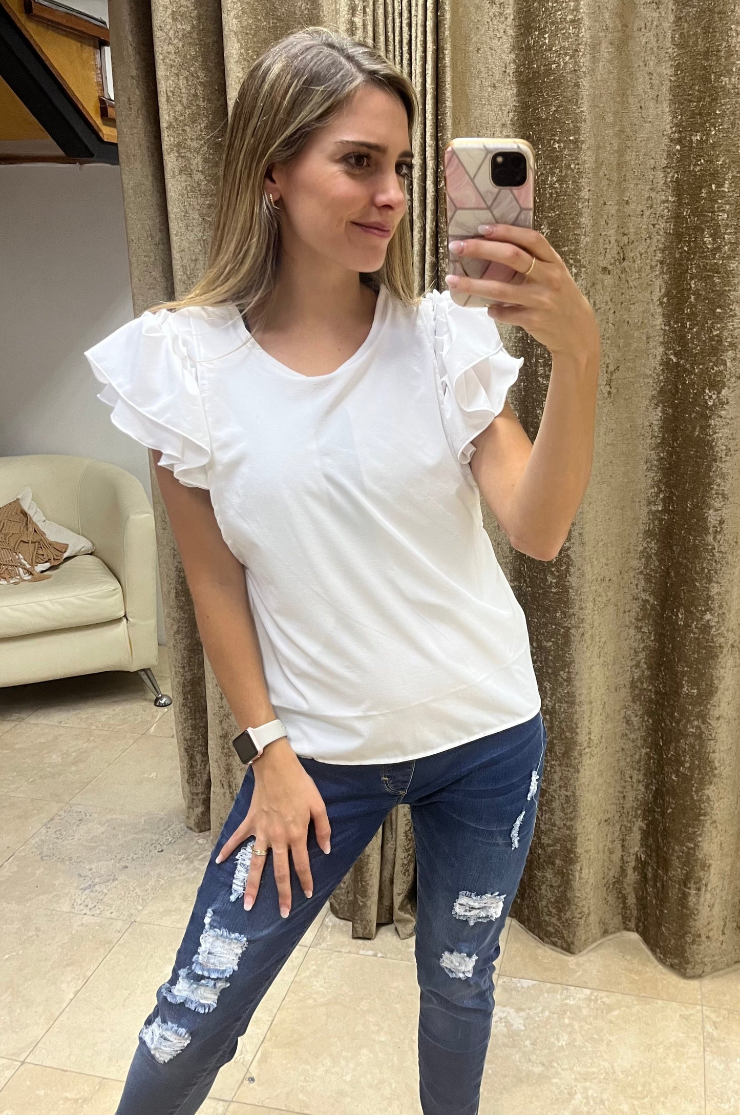 Blusa de lactancia, Adri blanca