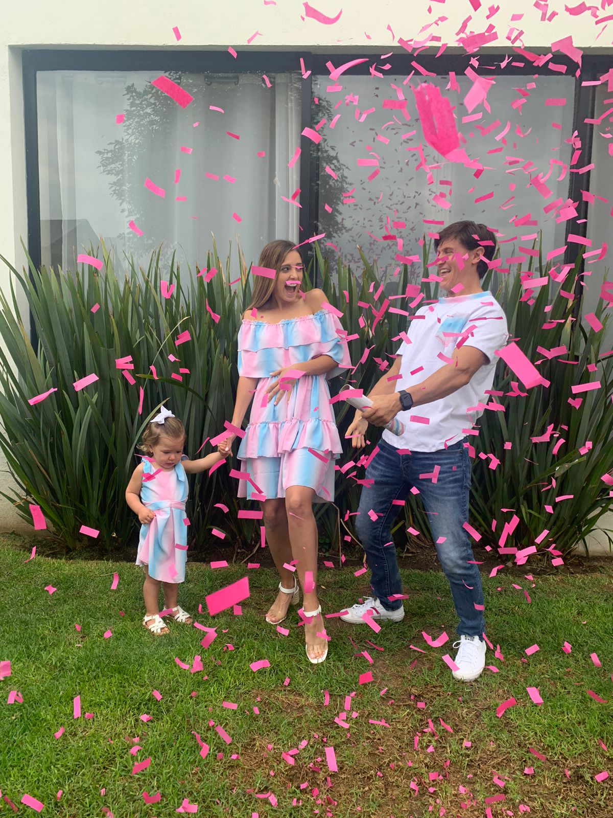 Matching Gender Reveal (Vestido niña 6-7 años)