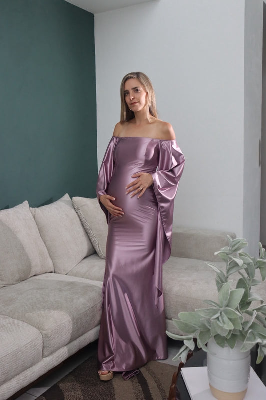 Vestido de maternidad Melissa lavanda